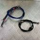 TRIUMPH 1050 SPRINT ST FRONT AND REAR BRAIDED BRAKE LINES YEAR 2004-07 (CMB1089)