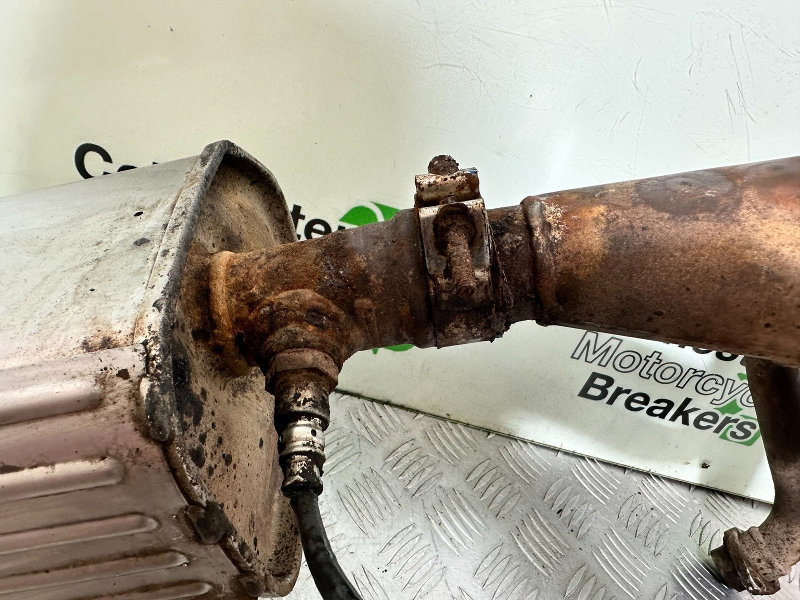KAWASAKI ER6 F ER6F EXHAUST AND DOWNPIPES YEAR 2005-2008 (CMB1178)