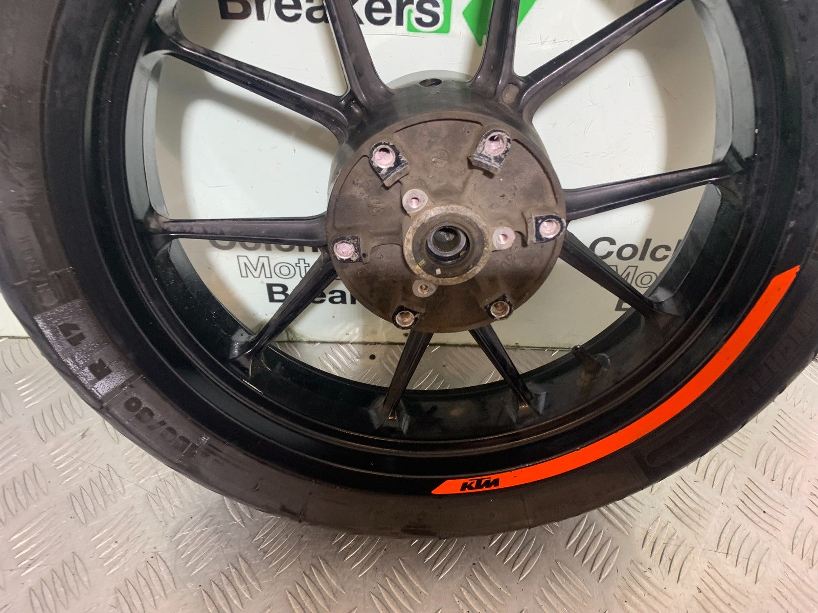 KTM DUKE 125 REAR WHEEL  YEAR 2017-2022 (CMB1222)