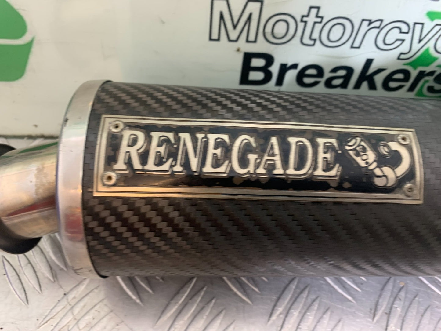 YAMAHA YZF1000 THUNDERACE RENEGADE CARBON SILENCER   YEAR 1997-2000 (CMB1204)