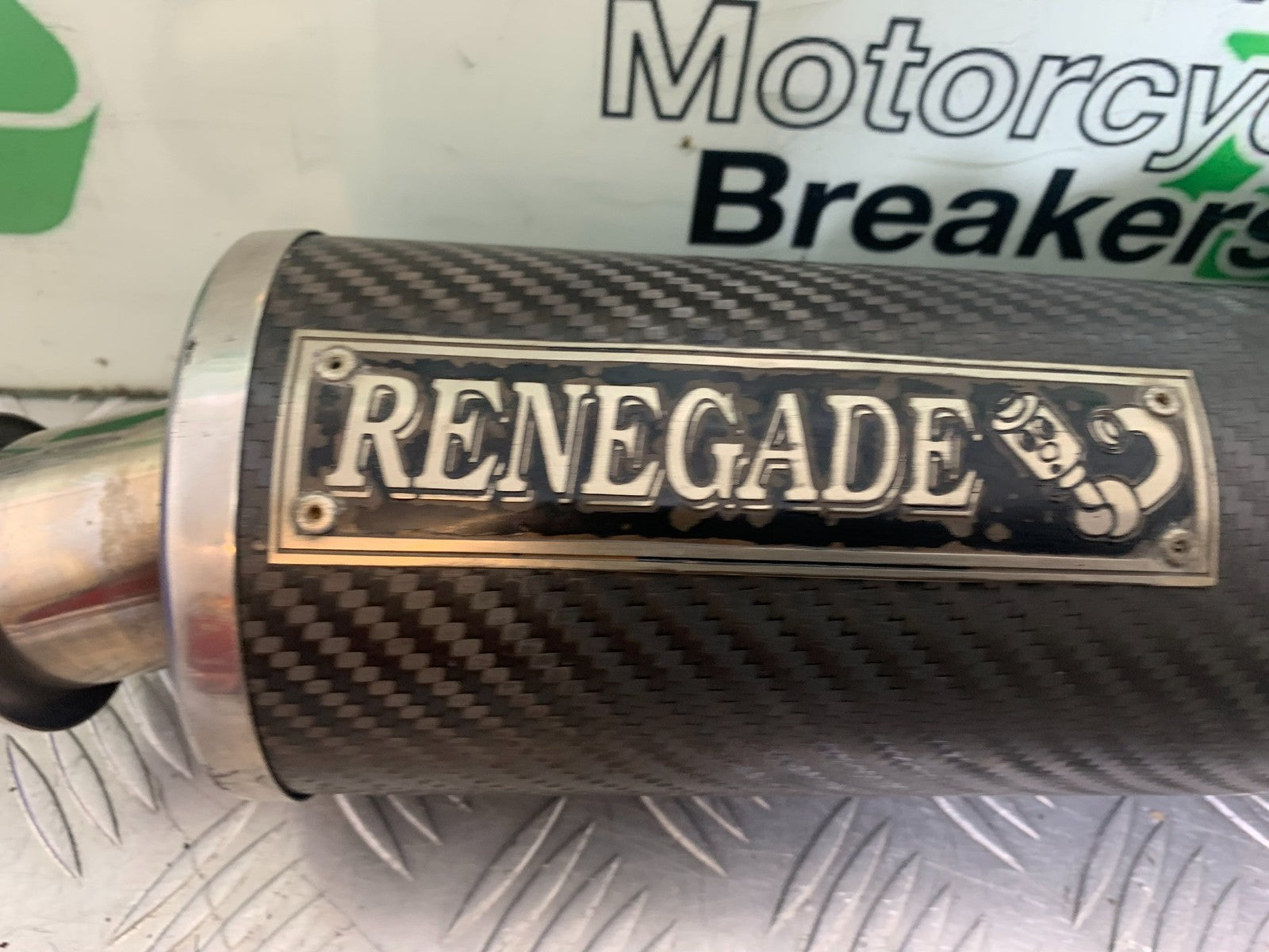 YAMAHA YZF1000 THUNDERACE RENEGADE CARBON SILENCER   YEAR 1997-2000 (CMB1204)