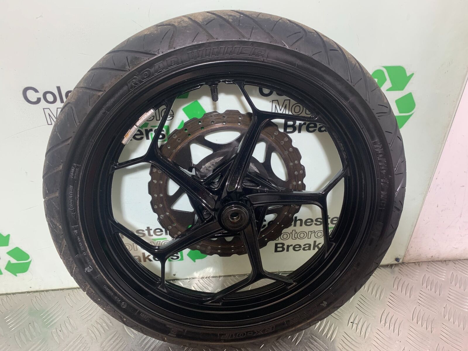 KAWASAKI Z300 ER300 FRONT WHEEL (WITH GOOD TYRE)   YEAR 2016-2018  (CMB1056)