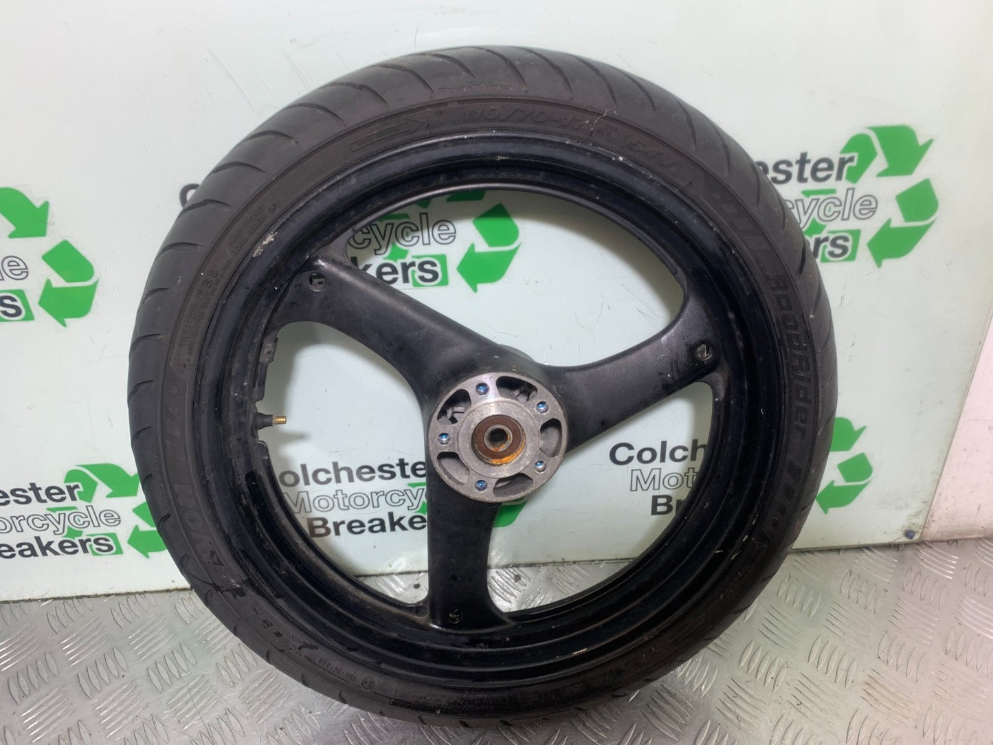 SUZUKI GS500 GS 500 FRONT WHEEL YEAR 2001-2008 (CMB1254)