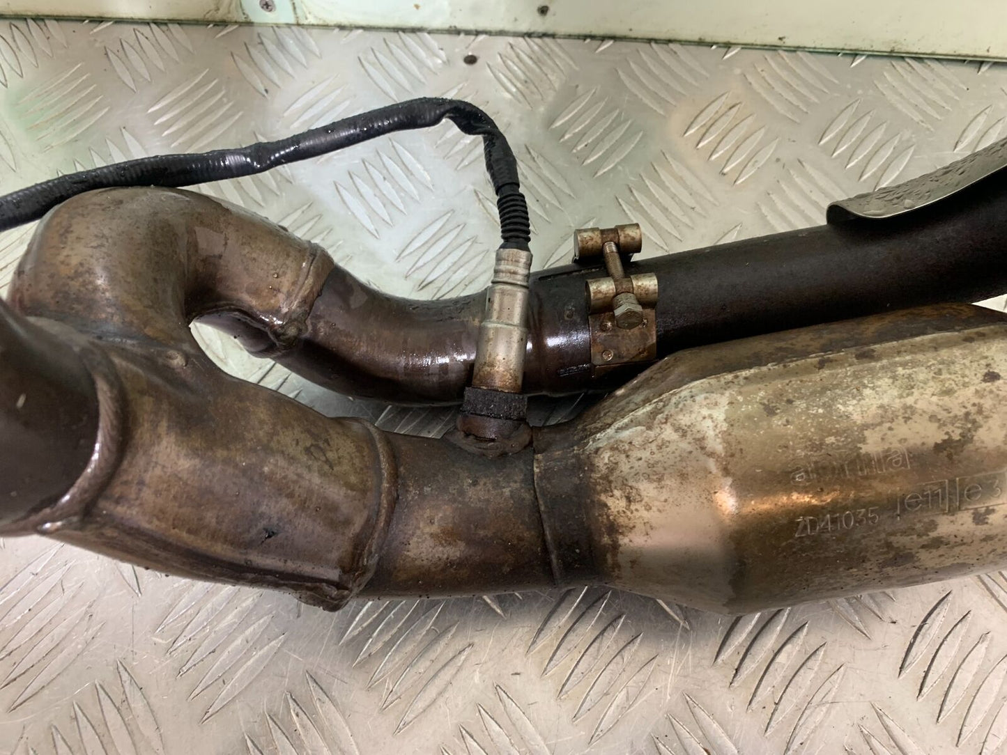 APRILIA SL750 SL 750 SHIVER EXHAUST DOWNPIPE   YEAR 2012 (CMB1074)