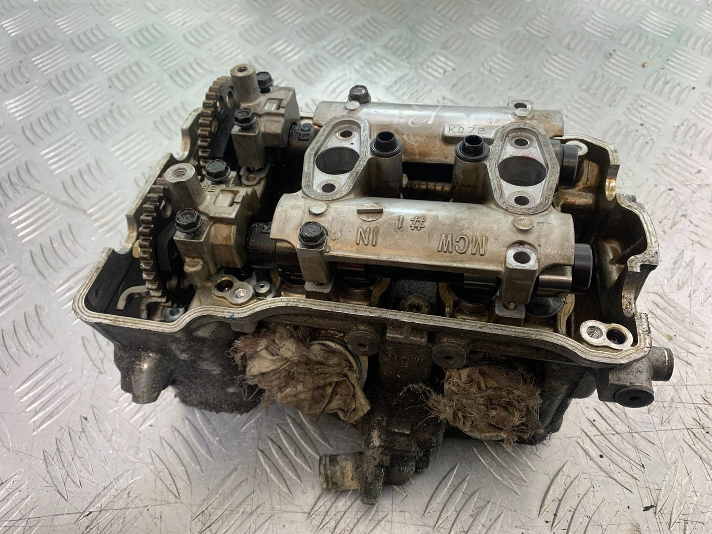 HONDA VFR800 PRE V-TEC REAR CYLINDER HEAD  YEAR 1998-2001