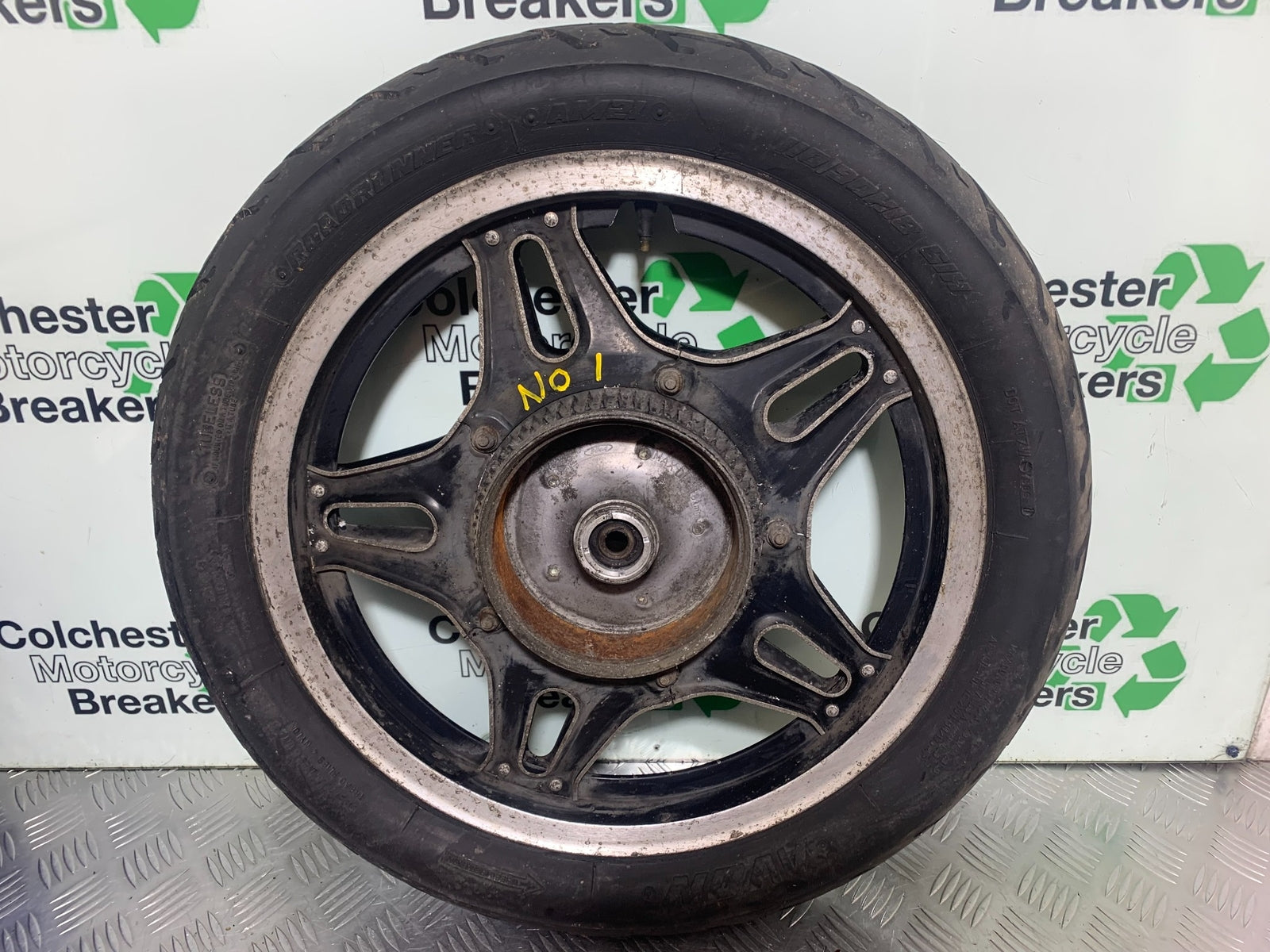 HONDA CX500 CX 500 REAR WHEEL (NO1)  YEAR 1978 1981 (CMB1137)