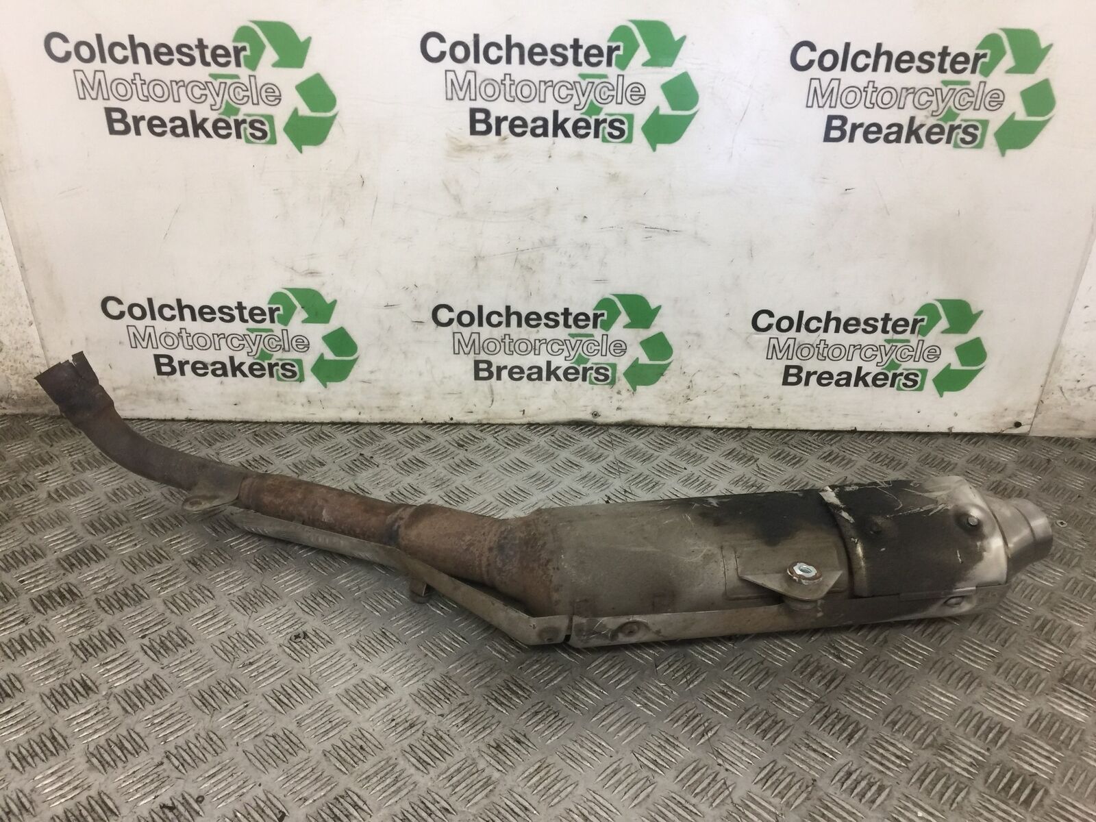 HONDA XL1000 VARADERO LEFT SILENCER  YEAR 2002 (STOCK 595)