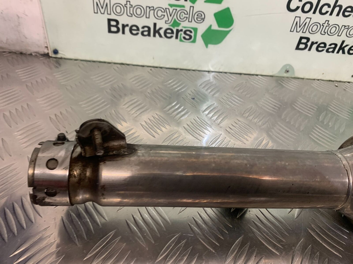 HONDA CBR1100 BLACKBIRD LEFT SILENCER   YEAR 1999-05 (STOCK 961)