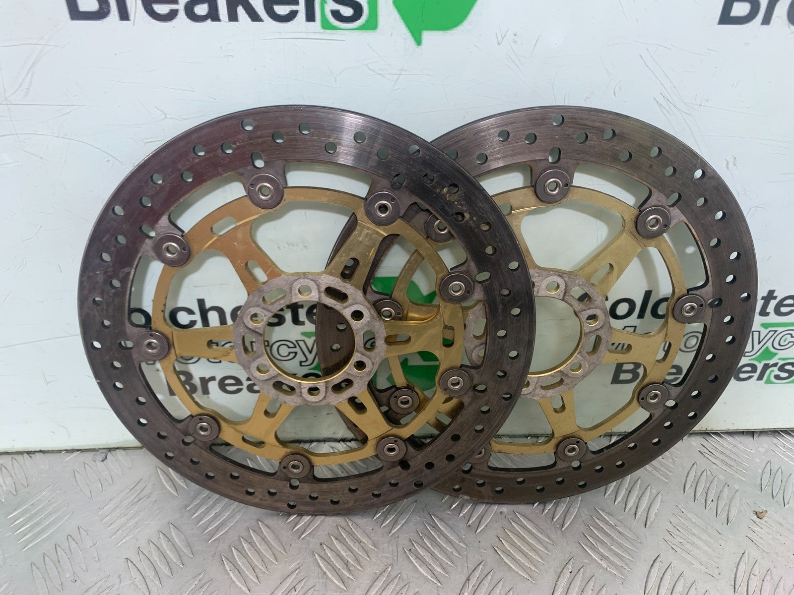 APRILIA RSV1000 R FACTORY MILLE FRONT BRAKE DISCS  2004-09 (CMB1203)