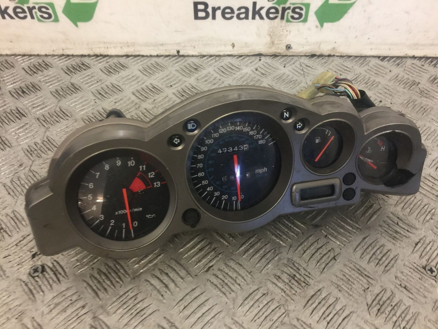 KAWASAKI ZZR1200 ZZR 1200 CLOCKS SPEEDO DASH  2002-2005 (STOCK 678)