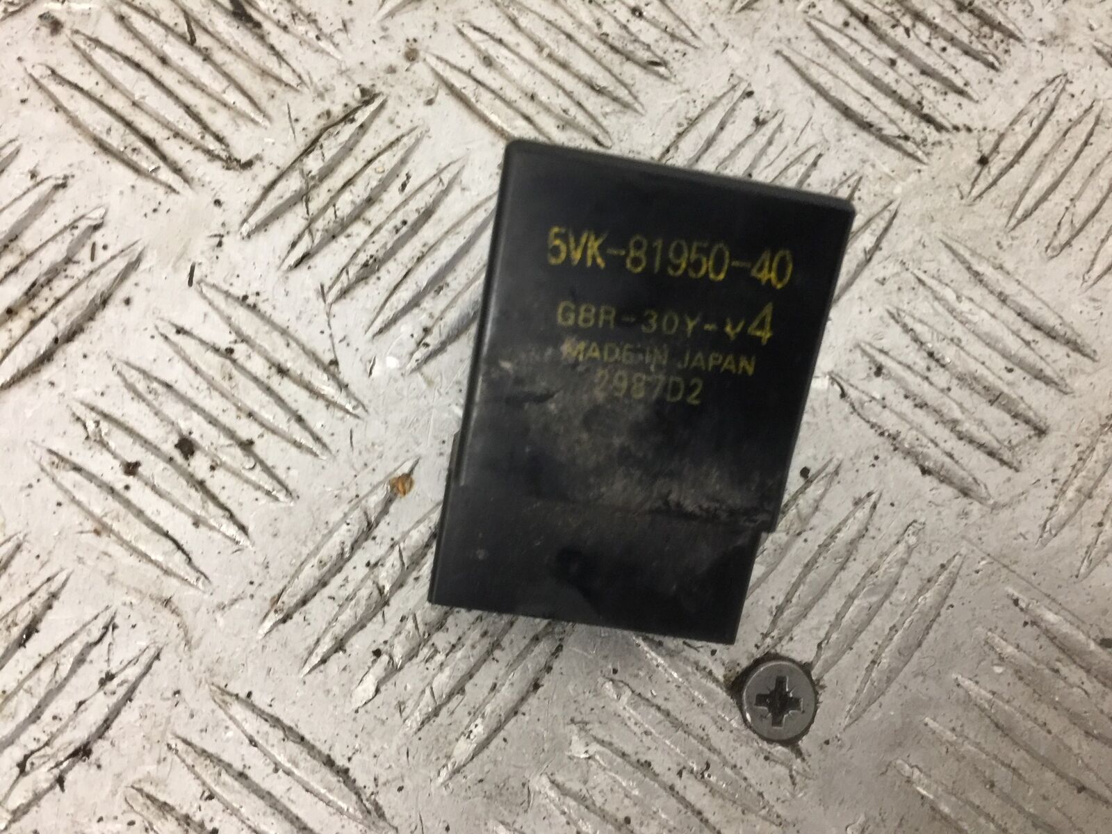 YAMAHA MT09 MT-09 MAIN RELAY  YEAR 2018 (STOCK 906)