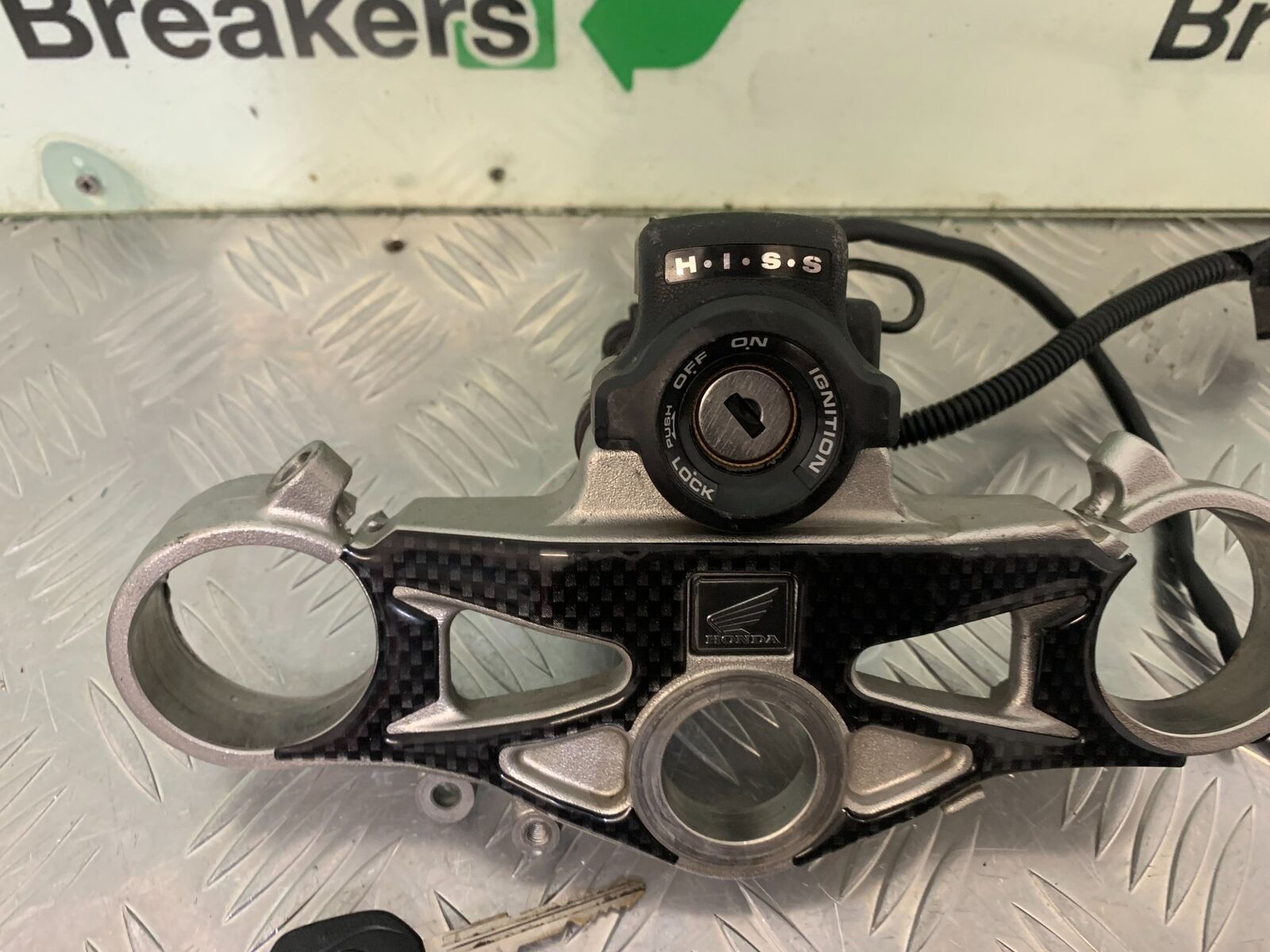 HONDA CBR1000 rr FIREBLADE ECU LOCKS KEY YEAR 2008-2011 (STOCK 986)