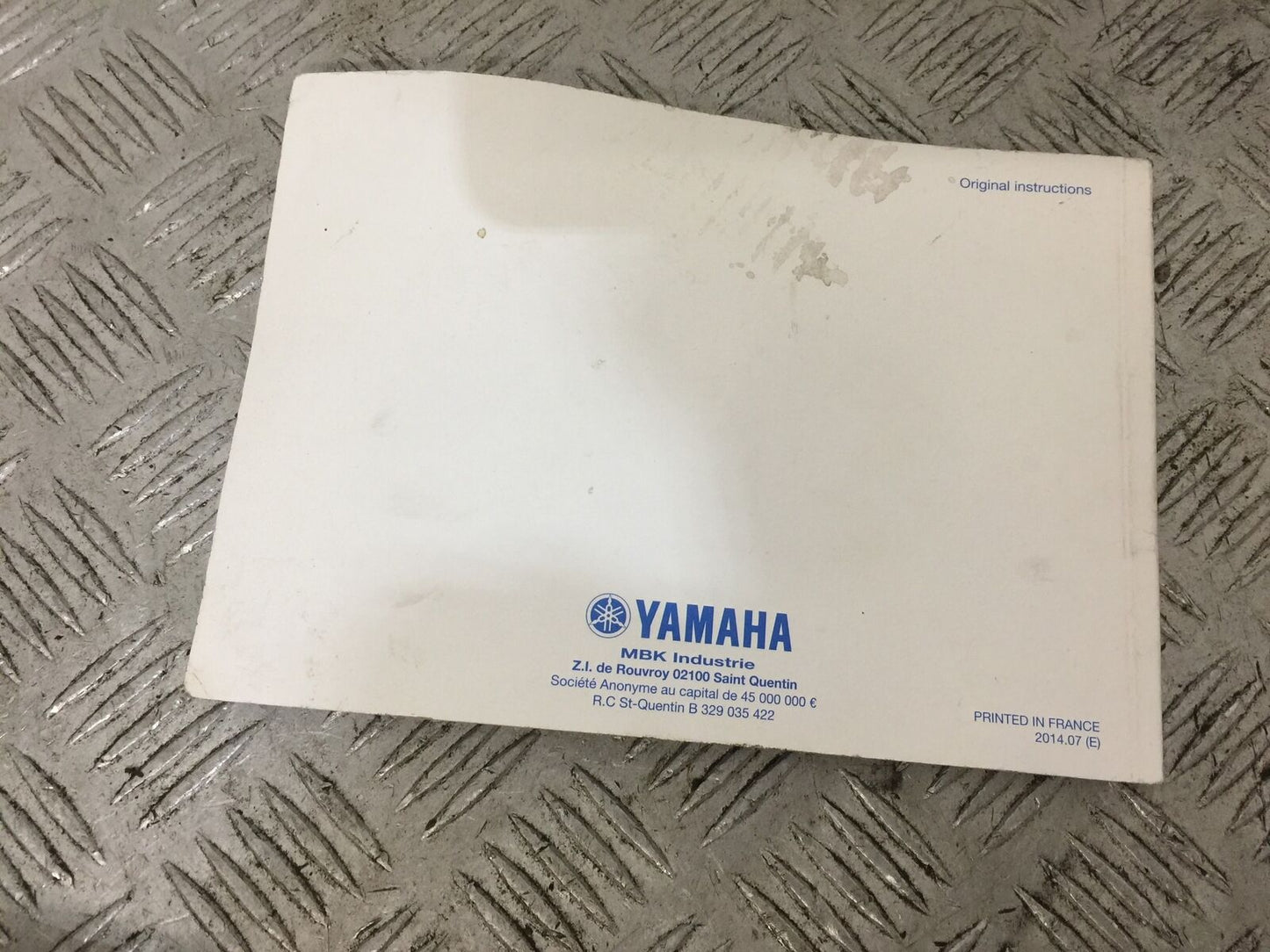 YAMAHA MT 125 MT125 OWNERS MANUAL YEAR 2014-2019