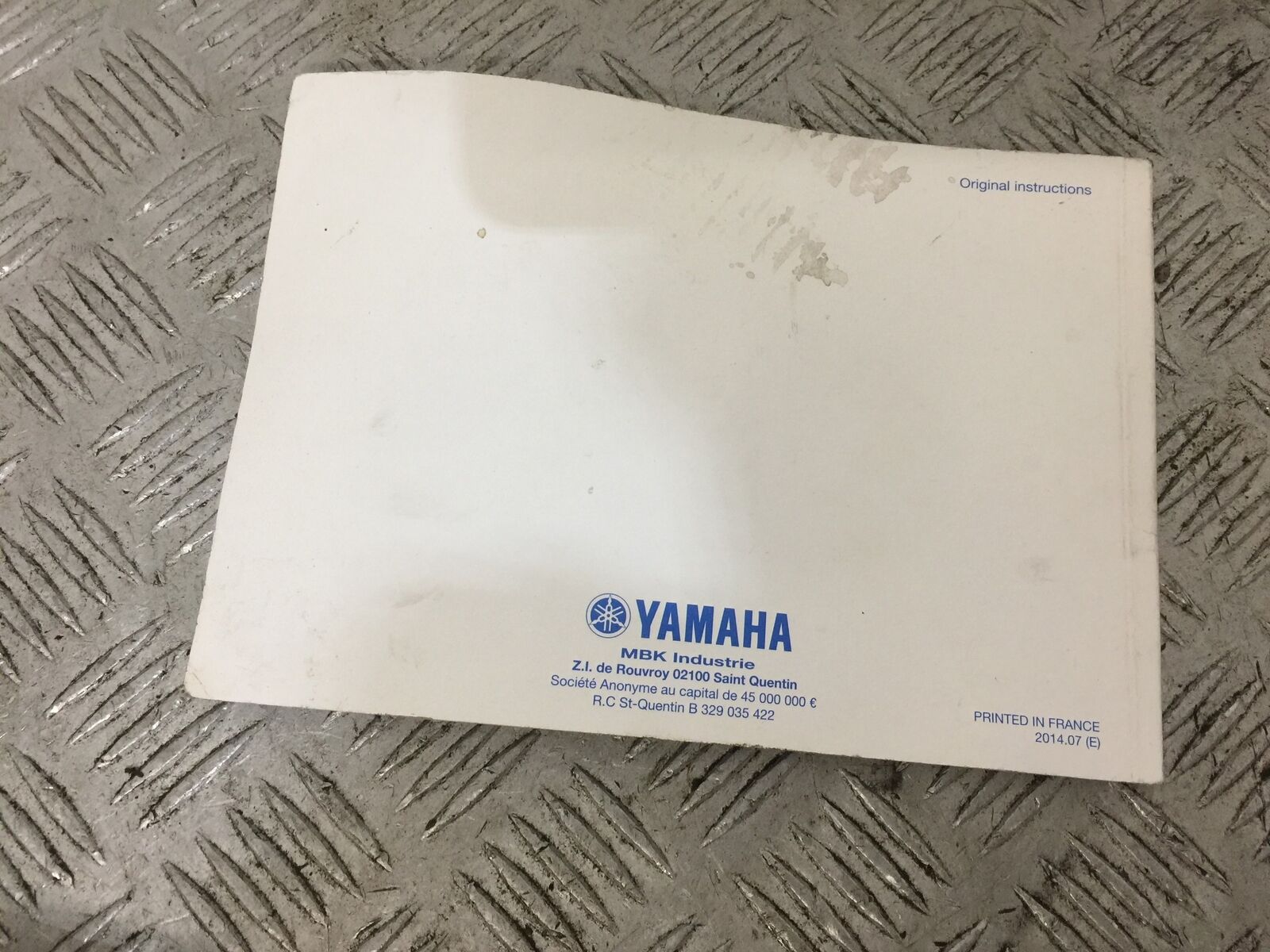 YAMAHA MT 125 MT125 OWNERS MANUAL YEAR 2014-2019