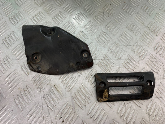 KAWASAKI KLR250 KLR 250 EXHAUST SHIELDS YEAR 1984-2001 (CMB1225)