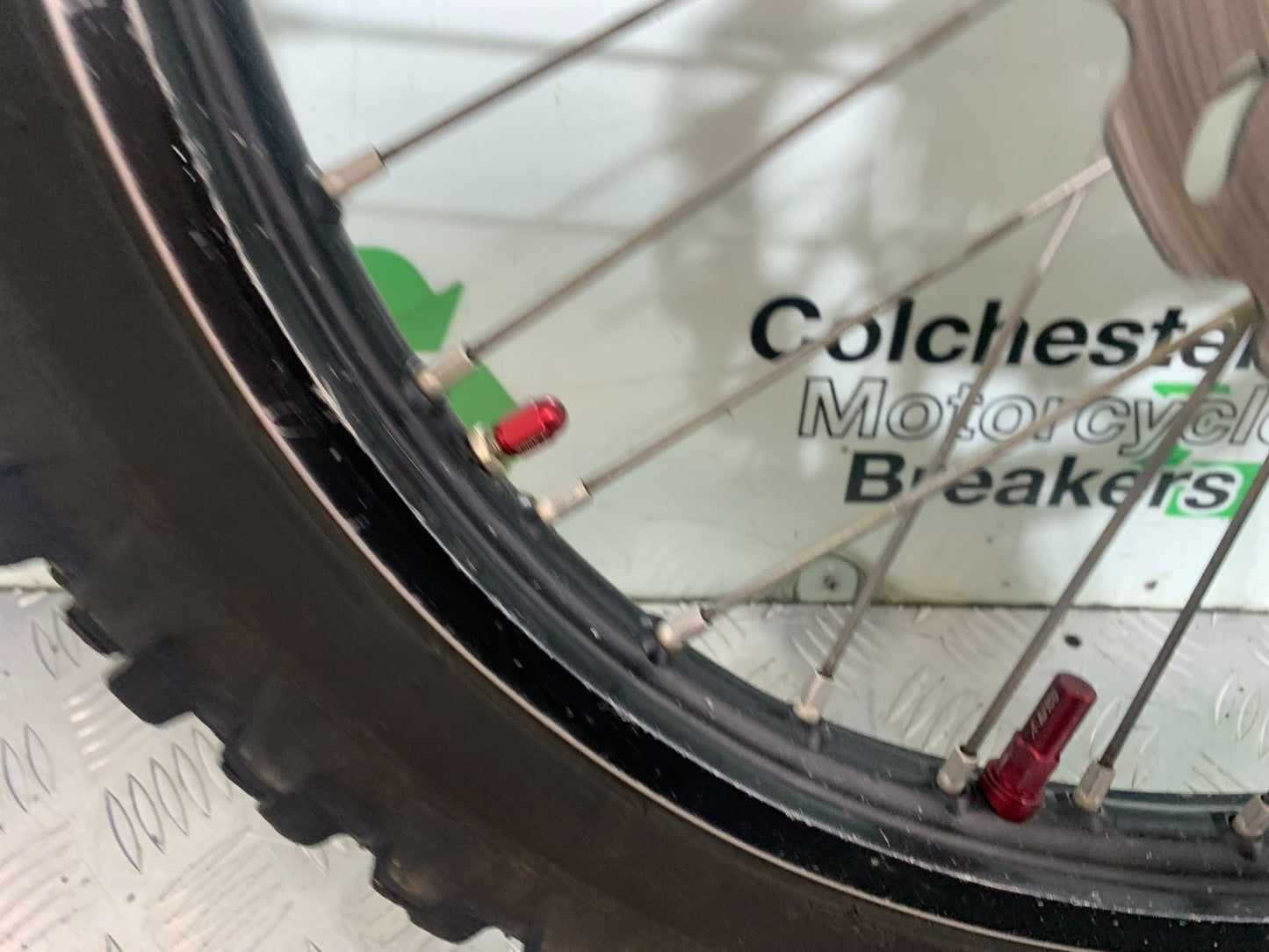 KAWASAKI KXF450 KXF 450 FRONT WHEEL YEAR 2013 CMB1217)