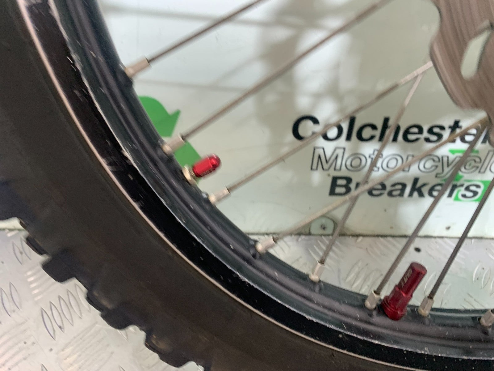 KAWASAKI KXF450 KXF 450 FRONT WHEEL YEAR 2013 CMB1217)