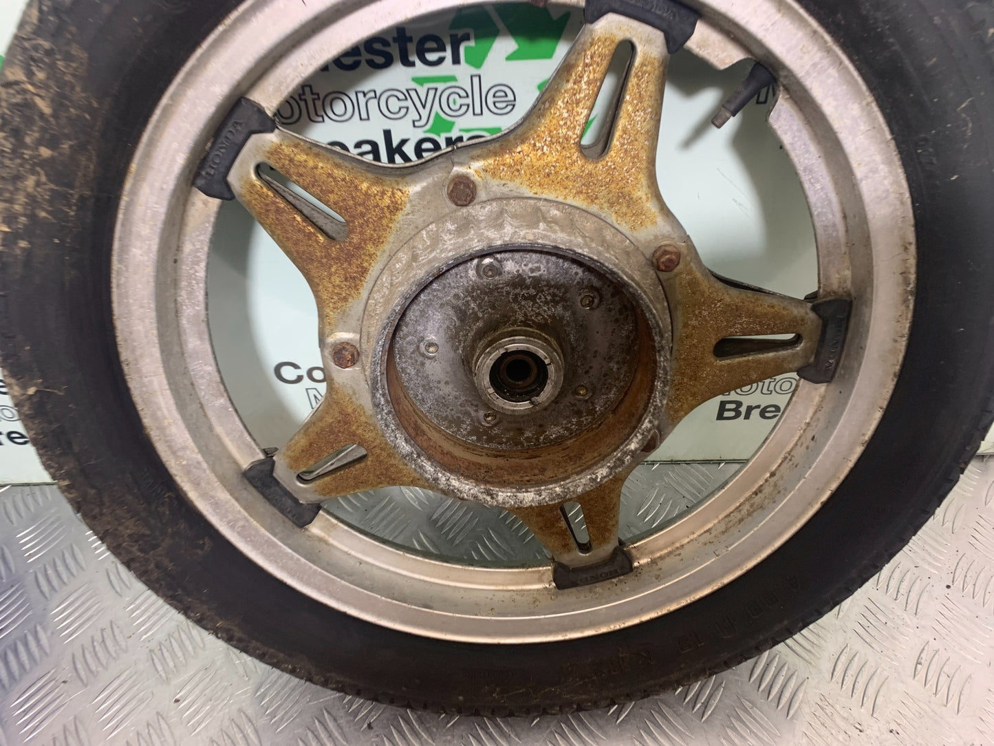 HONDA CX500 CX 500 REAR WHEEL (NO2)  YEAR 1978 1981 (CMB1137)
