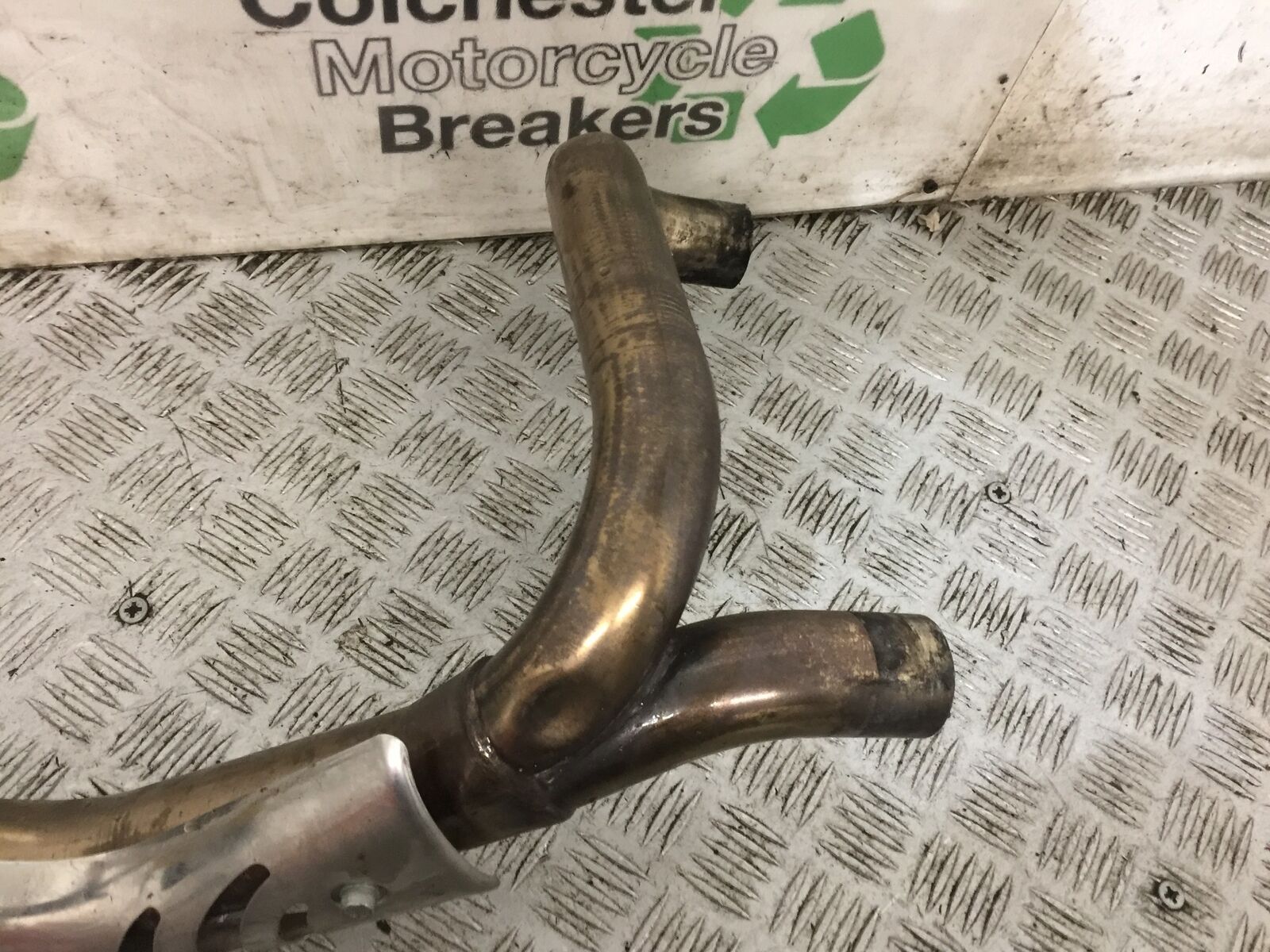 HUSQVARNA TE 610 E EXHAUST DOWNPIPES YEAR 2001 (STOCK 803)