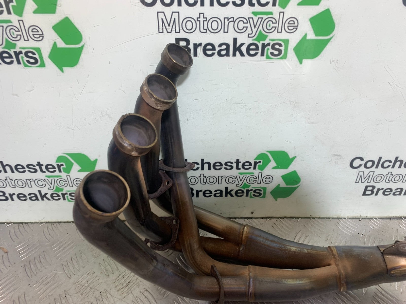 YAMAHA YZF R1 14 B BIG BANG EXHAUST DOWNPIPES   2009-14 (CMB1175)