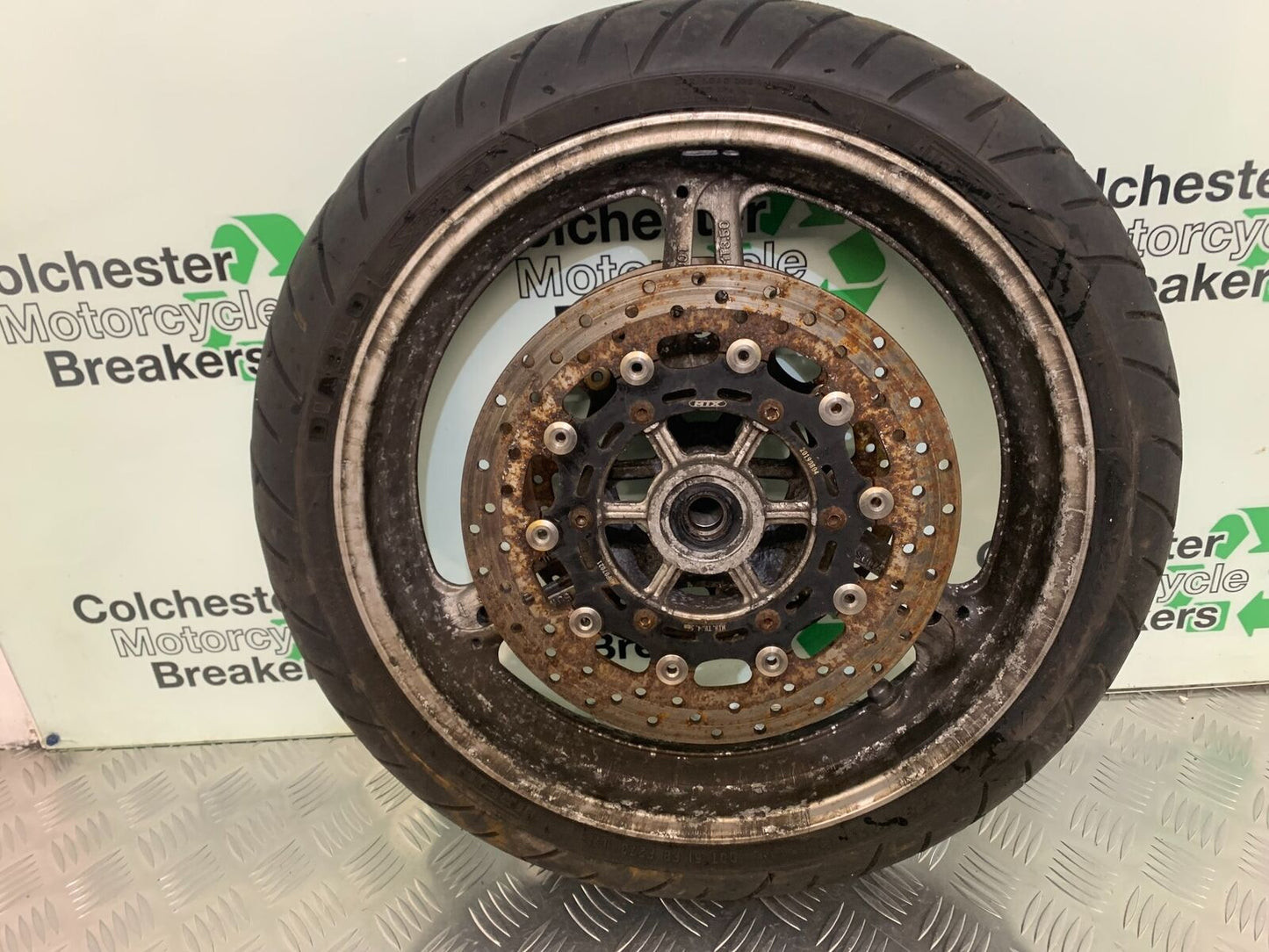 YAMAHA FJR1300 FJR 1300 FRONT WHEEL AND DISCS   YEAR 2001-05 (STOCK 946)