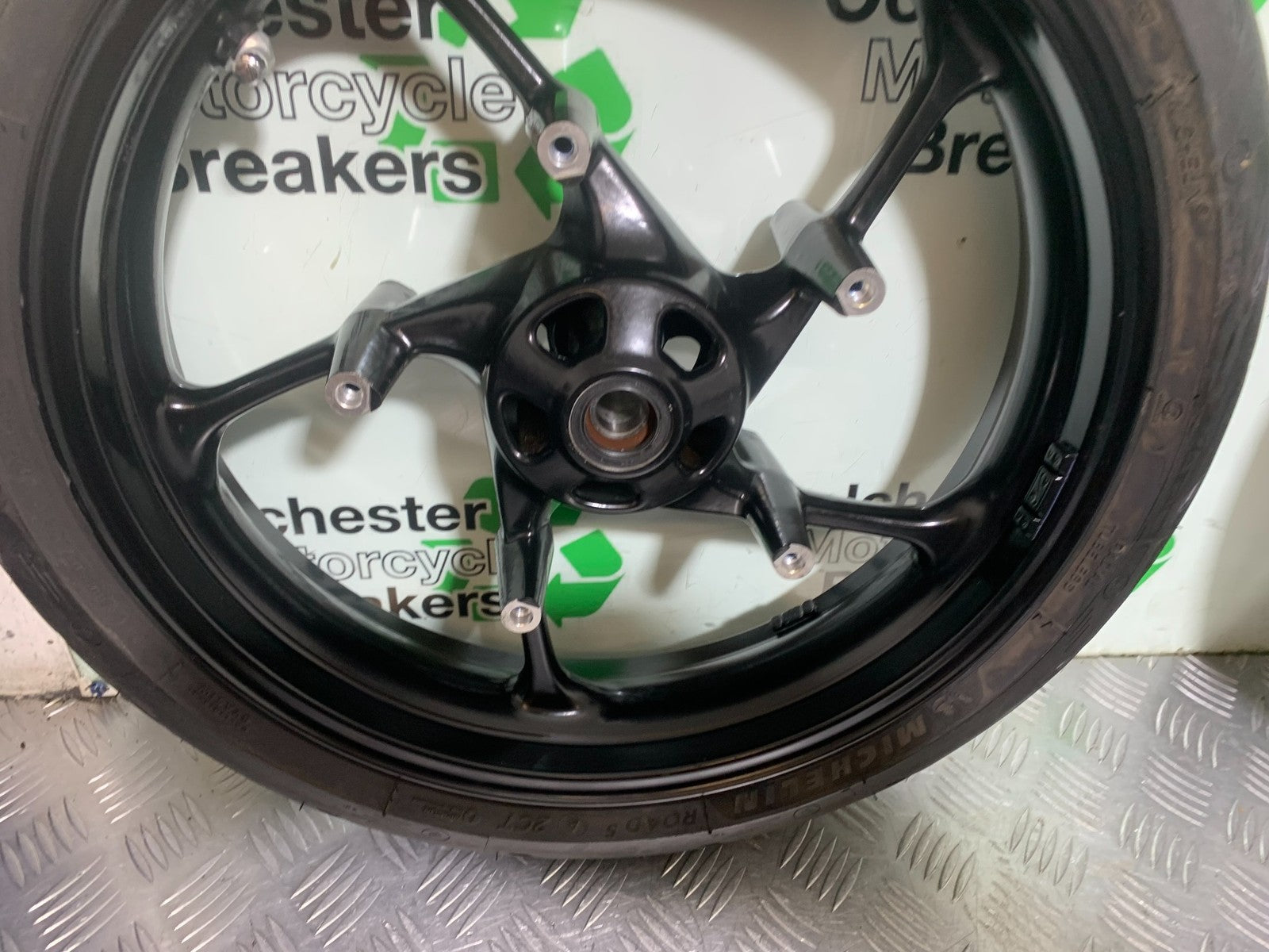 TRIUMPH TRIDENT 660 FRONT WHEEL (GOOD TYRE)   YEAR 2021-2024 (CMB1295)