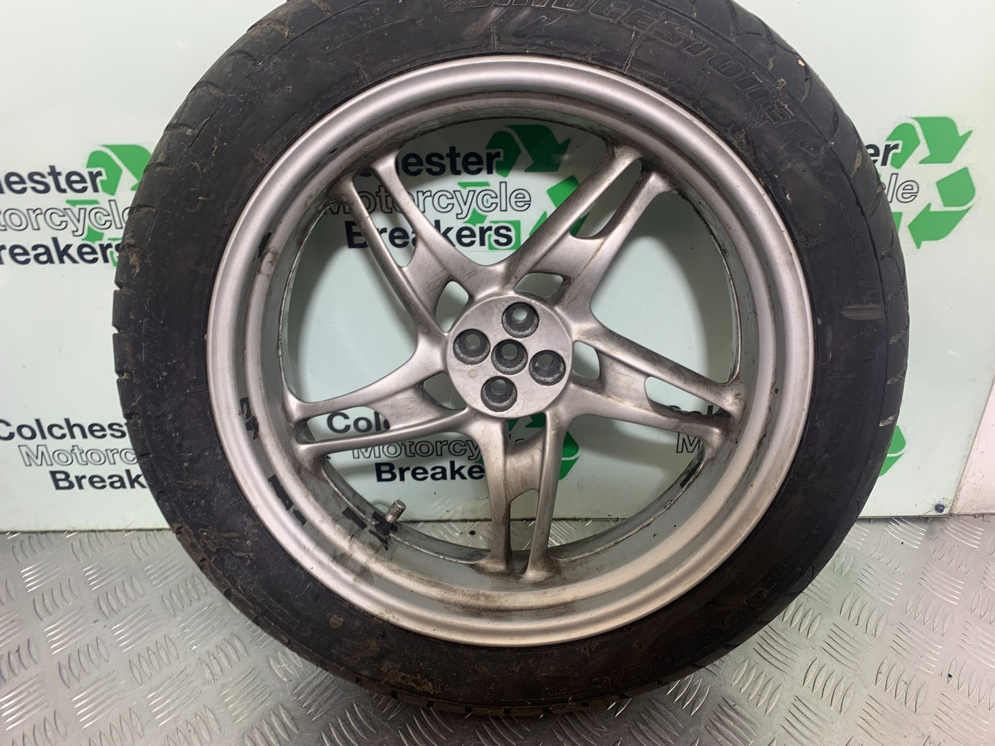 BMW K1200 K 1200 LT REAR WHEEL  YEAR 1999-07 (CMB1138)
