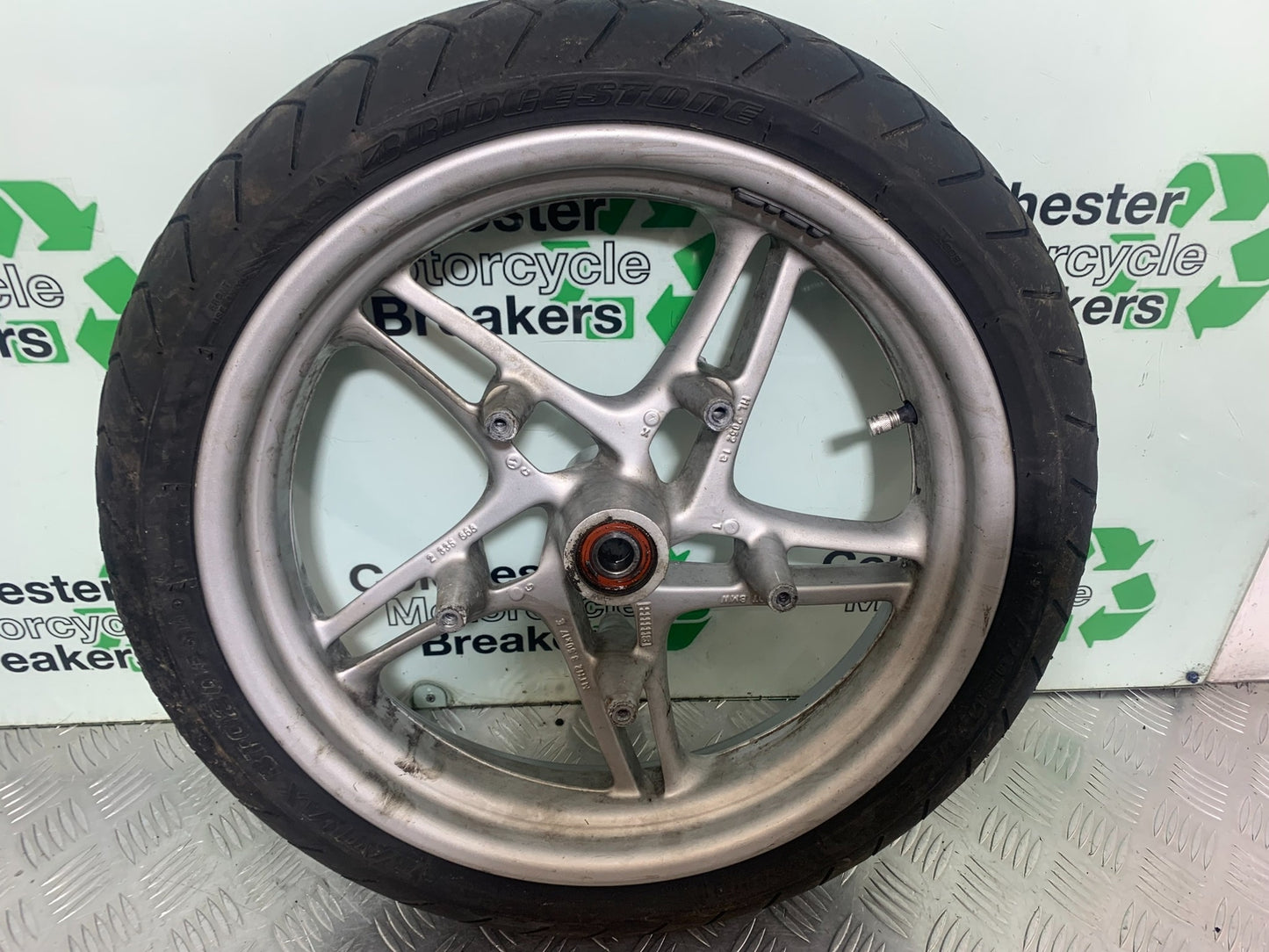 BMW K1200 K 1200 LT FRONT WHEEL  YEAR 1999-07 (CMB1138)