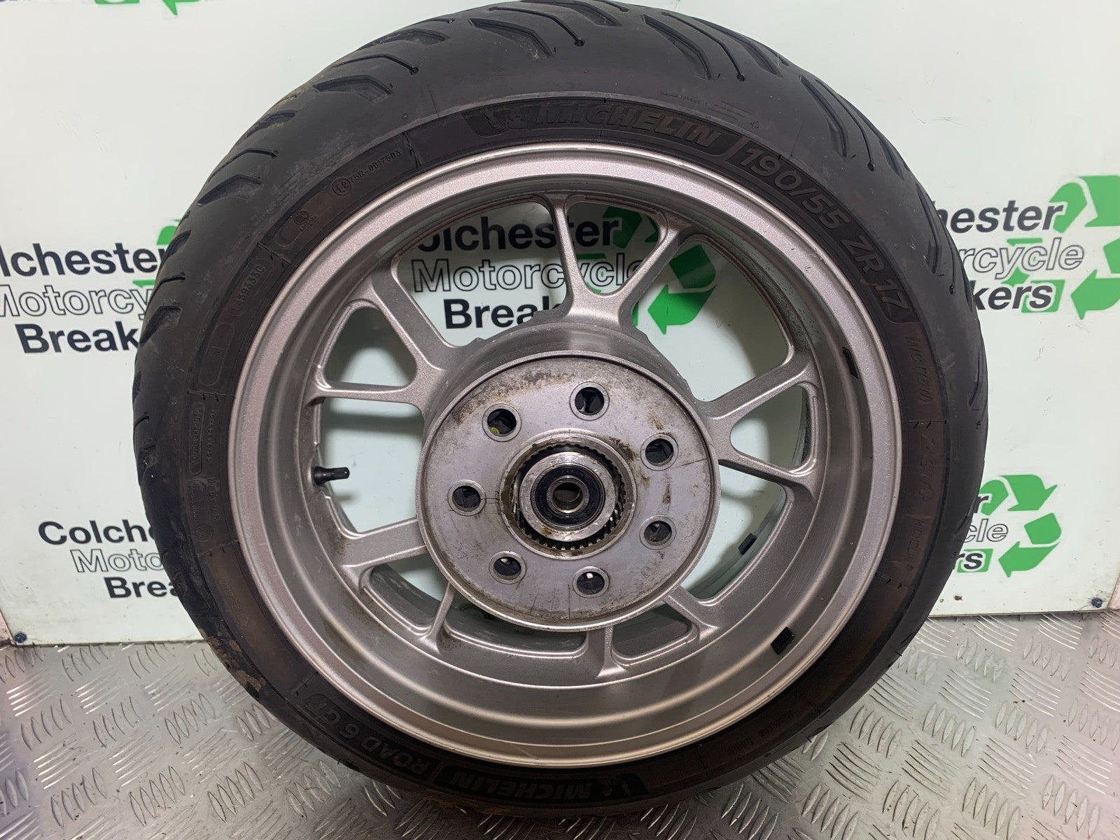 KAWASAKI GTR1400 GTR 1400 REAR WHEEL (GOOD TYRE) YEAR 2007-2009 (CMB1174)