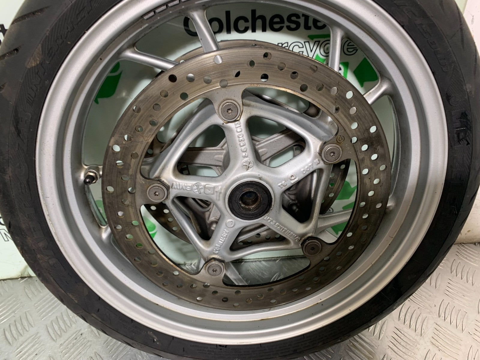 BMW F800 GT FRONT WHEEL AND DISCS  YEAR 2013-2017 (CMB1248)