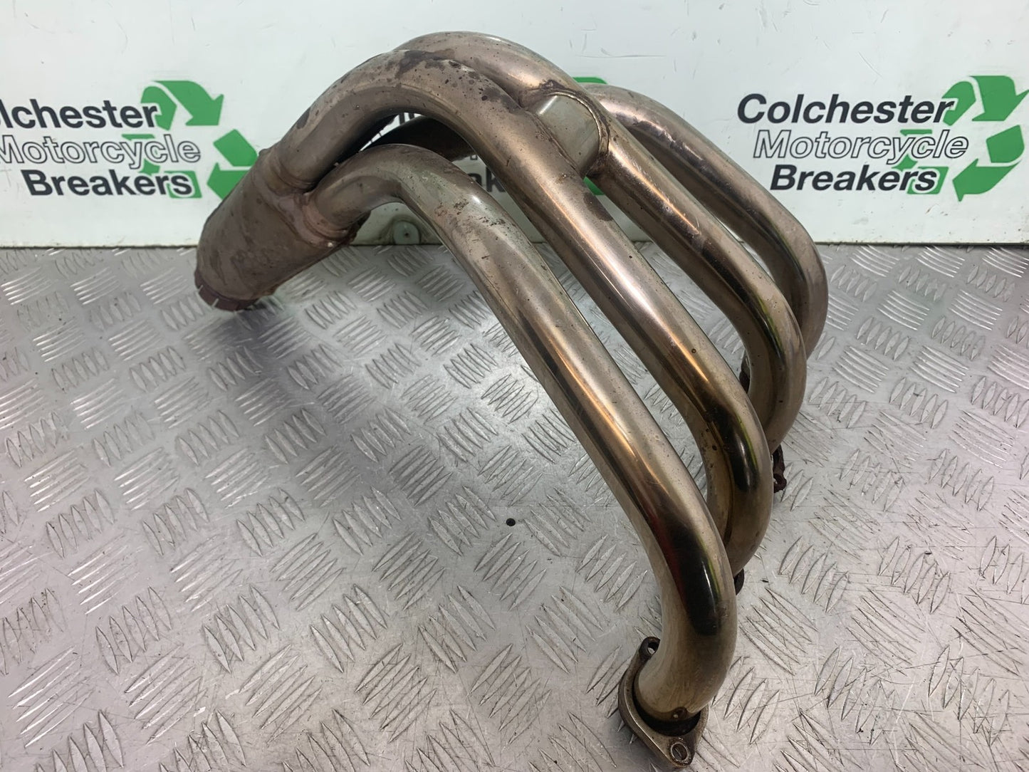 SUZUKI GSX750 INAZUMA DOWNPIPES (DAMAGED) YEAR 1998-2003 (CMB1308)