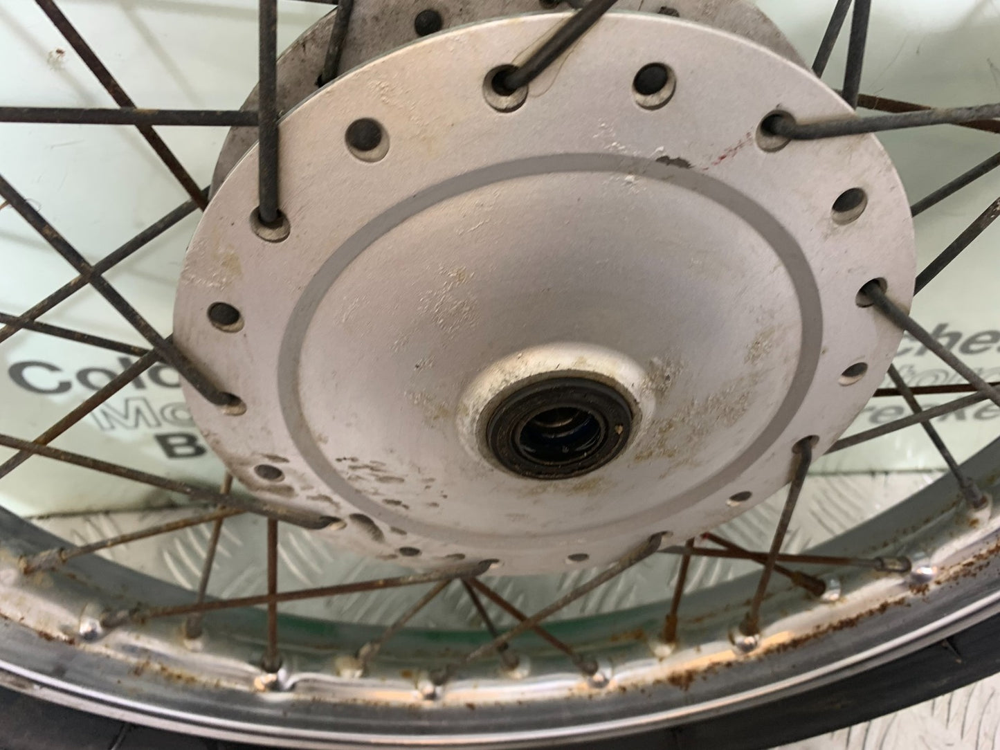 HONDA CG125 CG 125 FRONT WHEEL YEAR 1998-2000 (CMB1282)