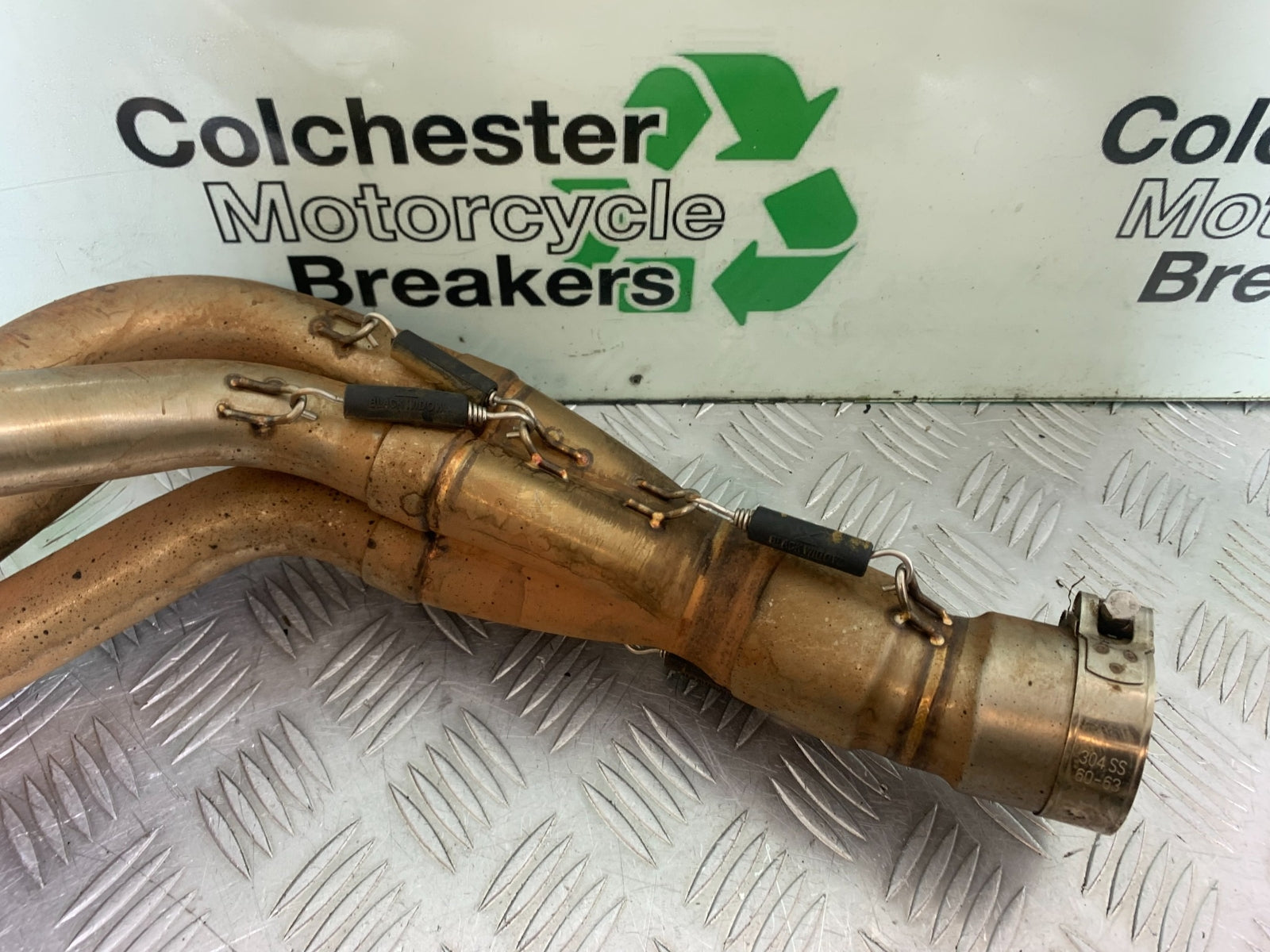 SUZUKI GSF1200  GSF 1200 BANDIT EXHAUST DOWNPIPES  YEAR 1997-2000 (CMB1149)