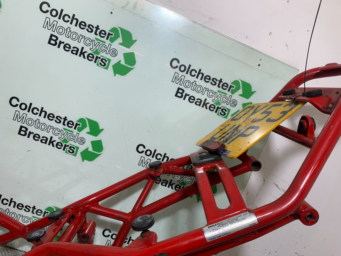 DUCATI MULTISTRADA 1000 DS FRAME REG LOG BOOK YEAR 2003-06 (CMB1310)