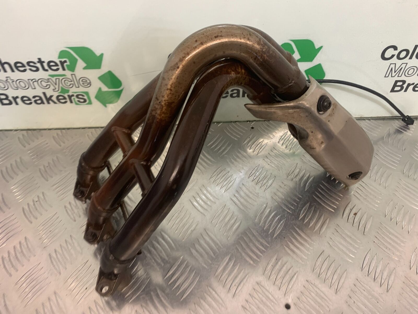 TRIUMPH 675 STREET TRIPLE RX EXHAUST DOWNPIPES   YEAR 2015-2017  (STOCK 971)