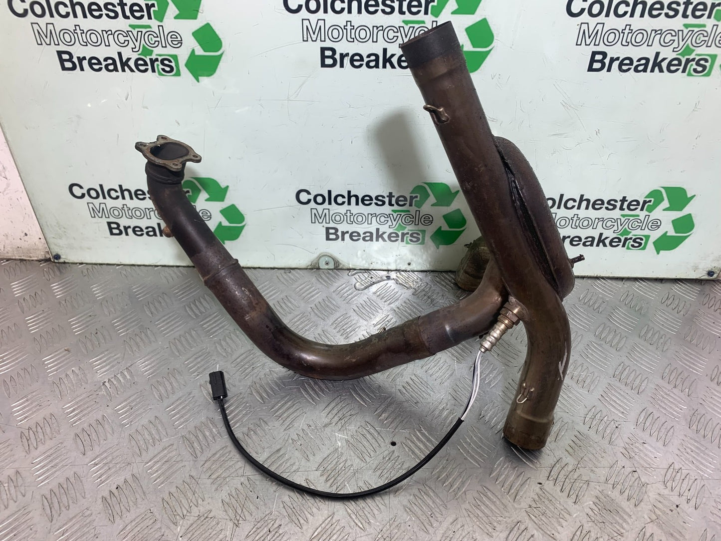 APRILIA RSV1000 R FACTORY MILLE EXHAUST DOWNPIPES    2004-09 (CMB1203)