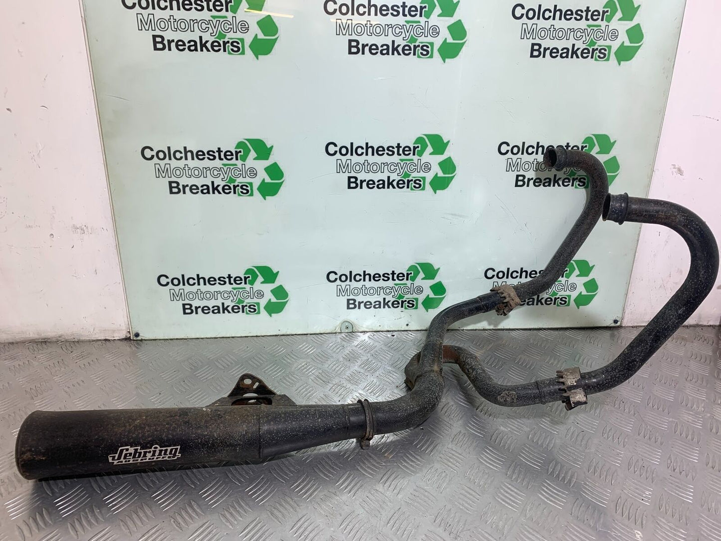 HONDA CX500 CX 500 SEBRING 2 INTO 1 EXHAUST YEAR 1980 (CMB1078)