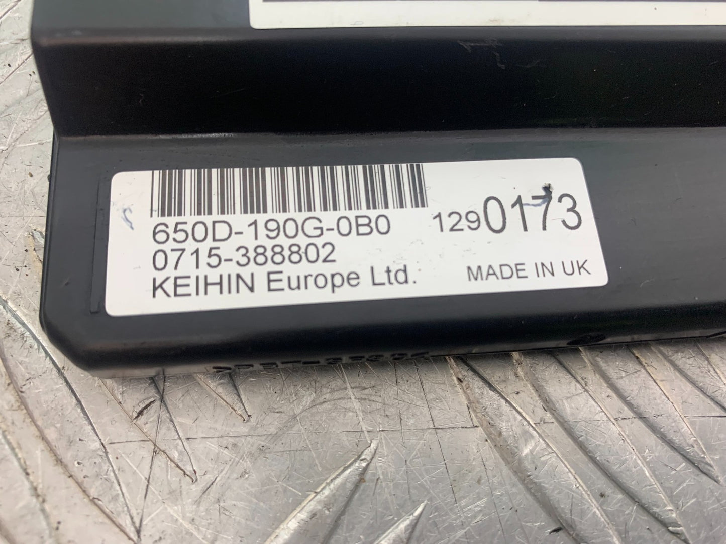 TRIUMPH 675 STREET TRIPLE R ECU  YEAR 2013 - 2016 (CMB1221)