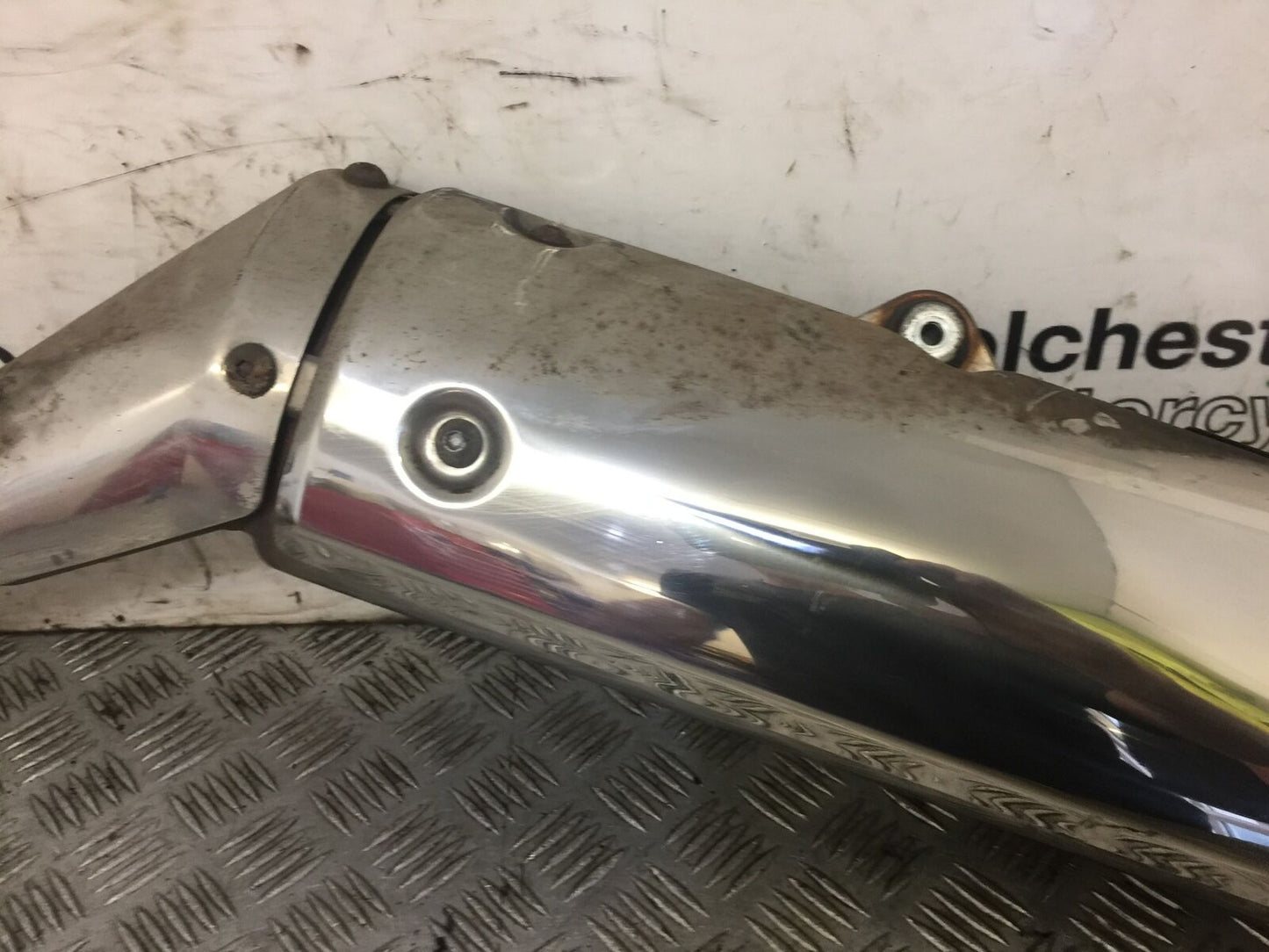 HONDA XL1000 VARADERO LEFT SILENCER  YEAR 2002 (STOCK 595)