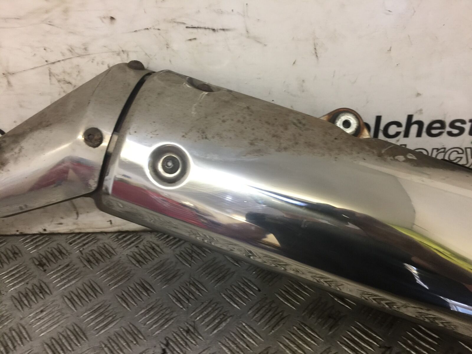 HONDA XL1000 VARADERO LEFT SILENCER  YEAR 2002 (STOCK 595)