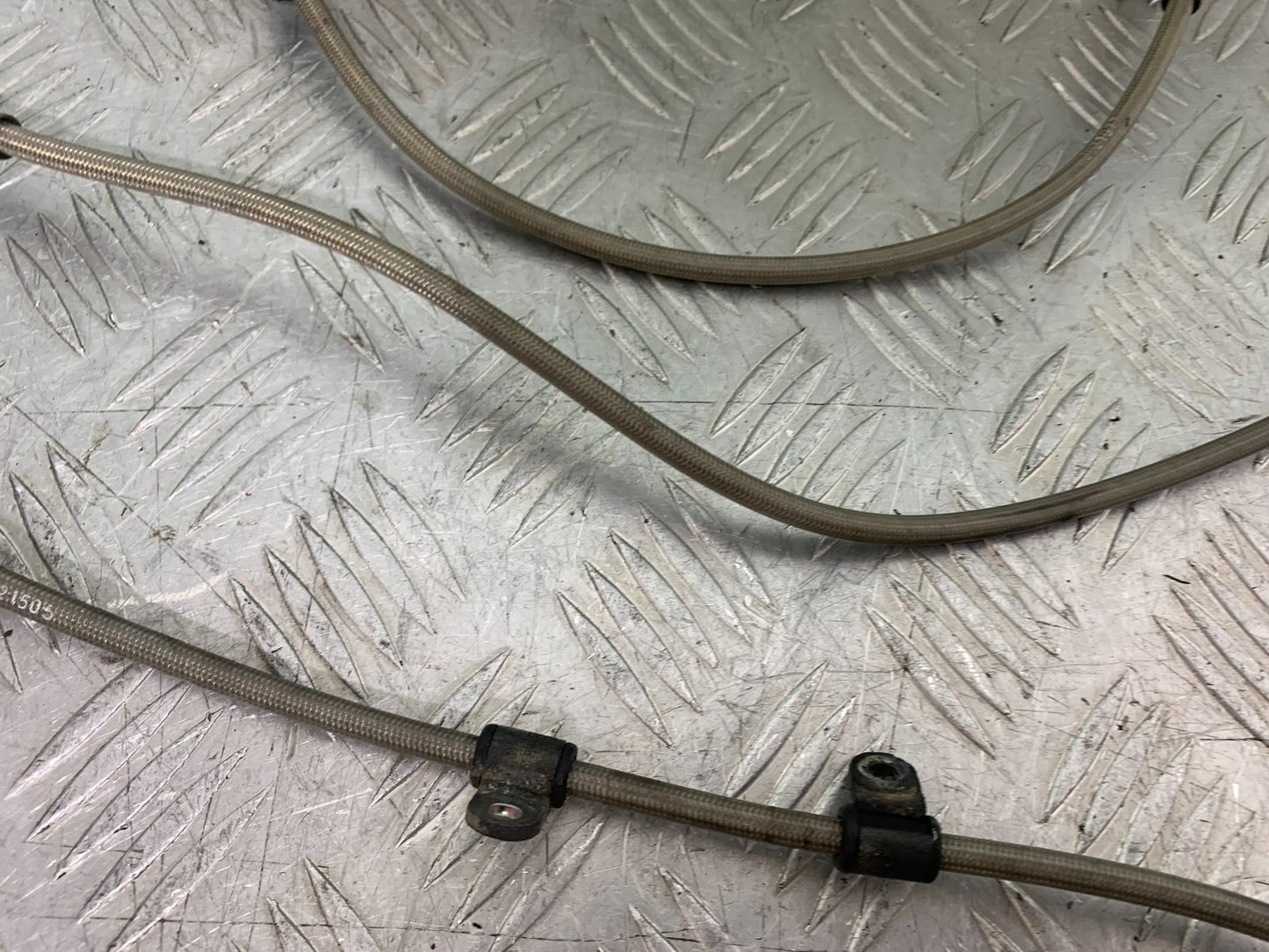 TRIUMPH 675 STREET TRIPLE R FRONT AND REAR BRAKE LINES   YEAR 2013-16 (CMB1221)