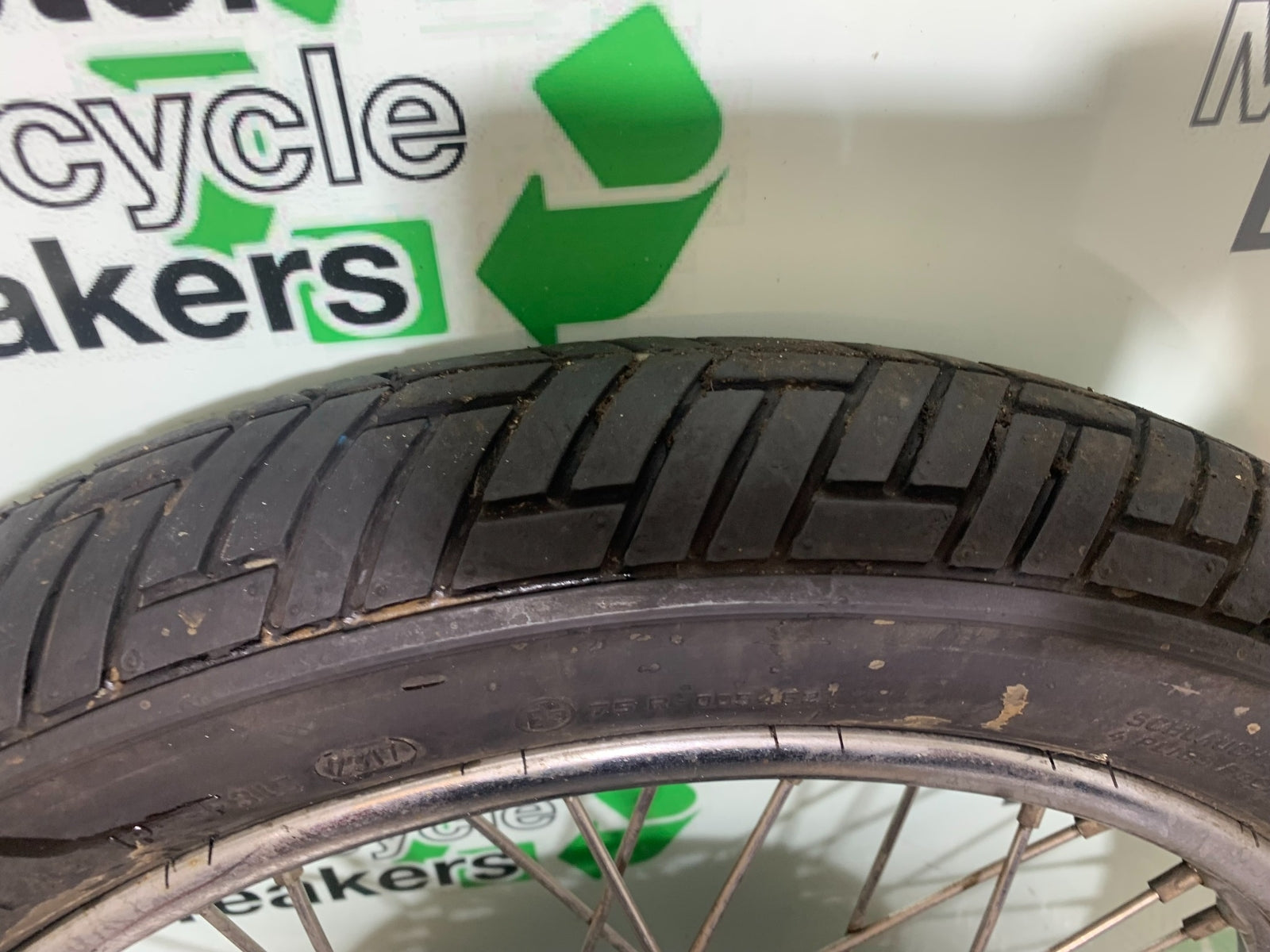 ROYAL ENFIELD BULLET 500 EFI FRONT WHEEL AND DISC  YEAR 2016 (CMB1153)