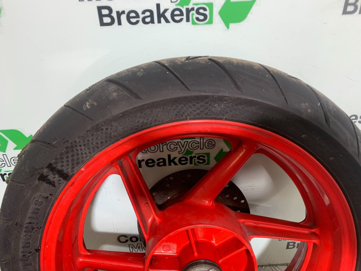 HONDA CBR600 CBR 600 F2 REAR WHEEL AND DISC   YEAR 1991-1993 (CMB1114)