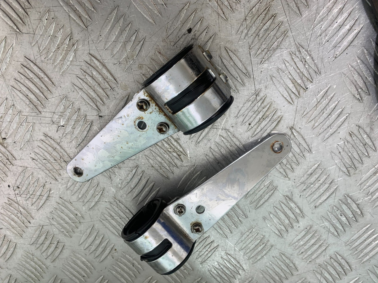 HONDA NTV 600 REVERE HEADLIGHT BRACKETS  YEAR 1988-1996  (CMB1281)