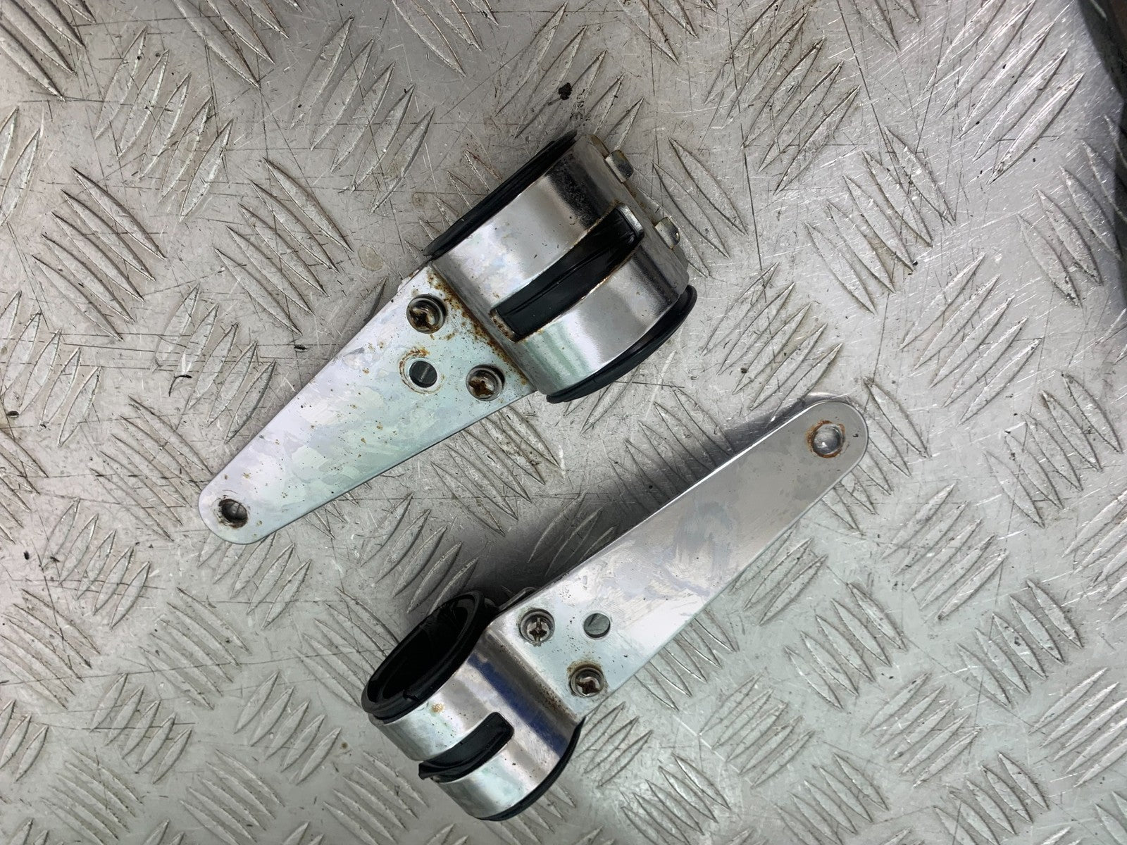 HONDA NTV 600 REVERE HEADLIGHT BRACKETS  YEAR 1988-1996  (CMB1281)
