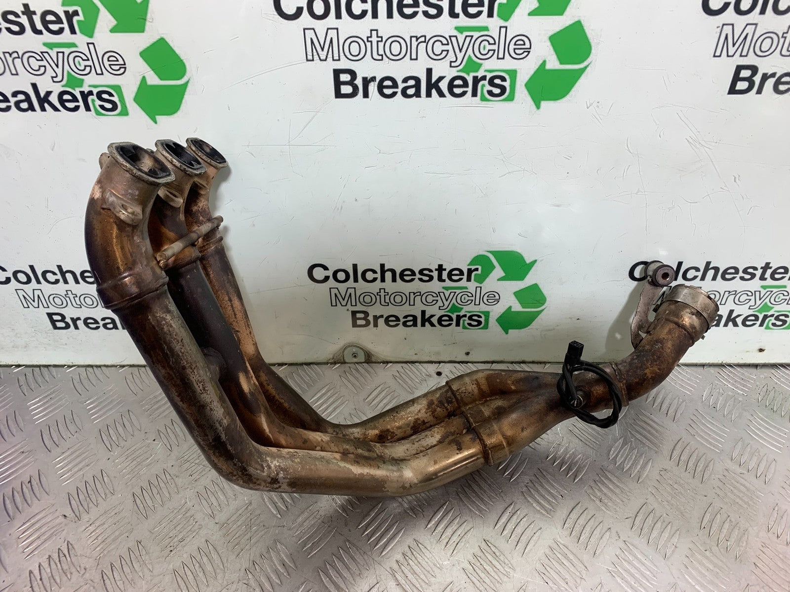 TRIUMPH SPEED TRIPLE R 1050 EXHAUST DOWNPIPES  2009 (CMB1183)