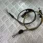 HONDA NTV 600 REVERE BRAIDED BRAKE LINES  YEAR 1988-1996  (CMB1281)