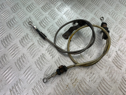 HONDA NTV 600 REVERE BRAIDED BRAKE LINES  YEAR 1988-1996  (CMB1281)