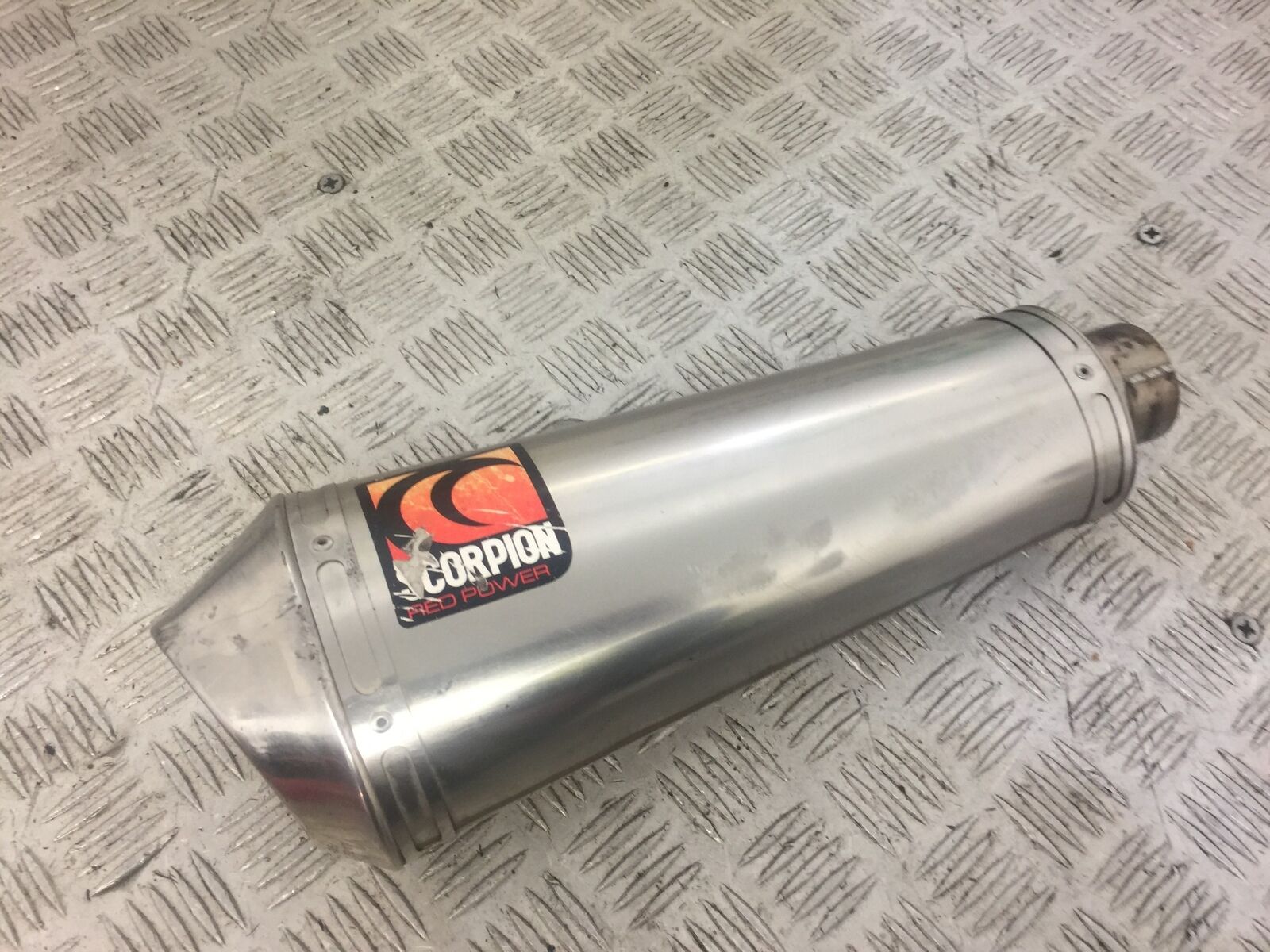 YAMAHA R6 SCORPION SILENCER   YEAR 2008-2014 (STOCK 637)