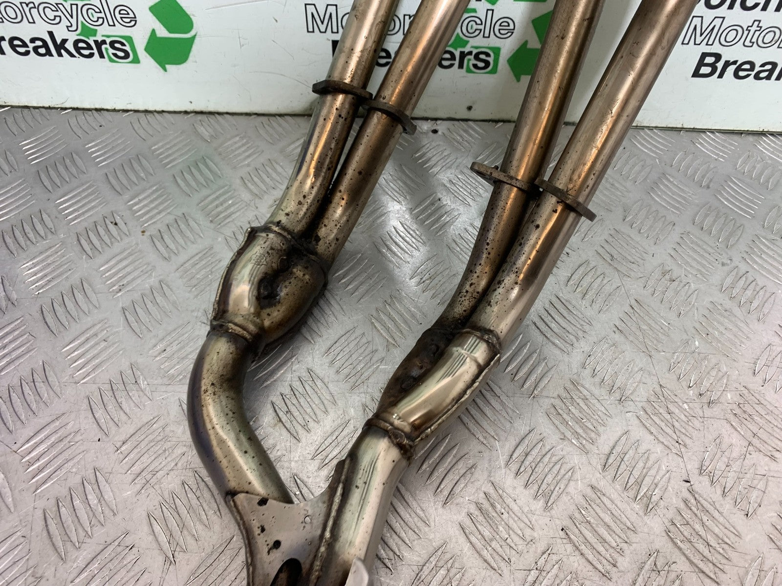 HONDA CBF600 CBF 600 EXHAUST DOWNPIPES  YEAR 2004 -07 (CMB1247)